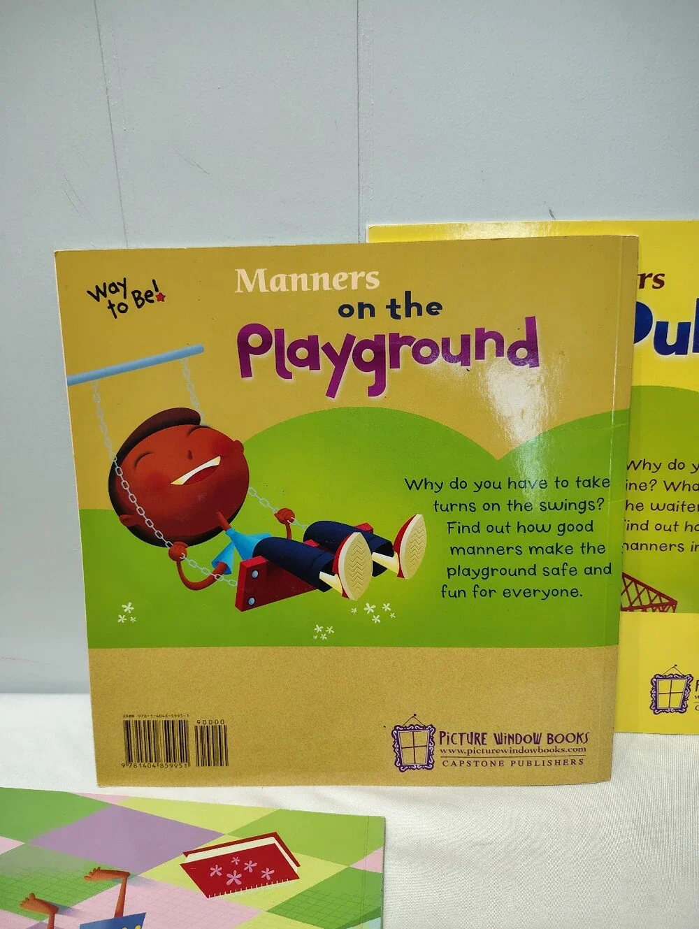 Lot of 4 Manners Books Kids Homeschool Learning Preschool Kindergarten
